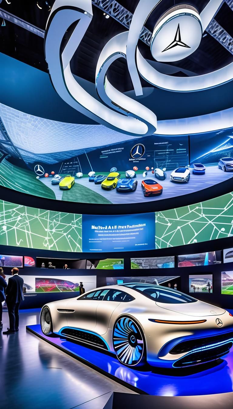 Futuristic AI Tech Exhibit in Globe Museum