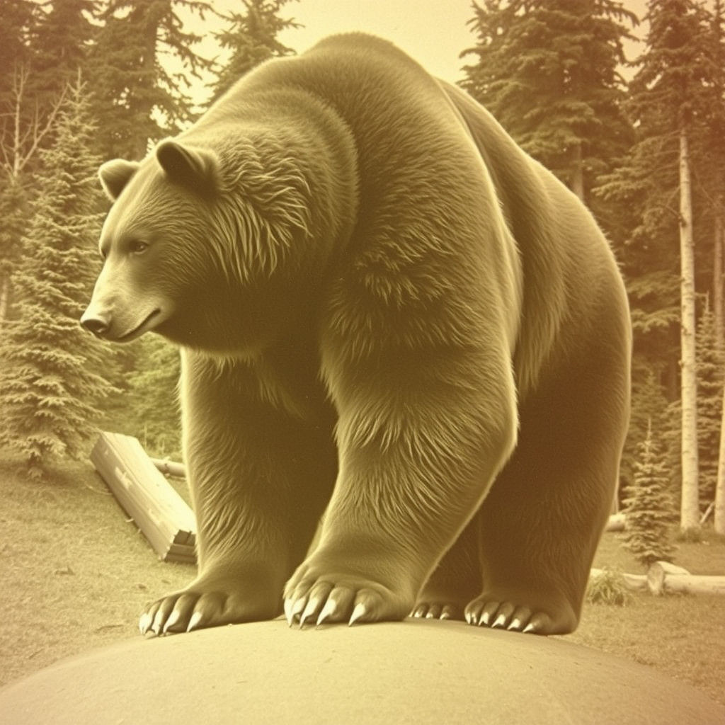 Vintage Photo: The Last Giant Kodiak Bear