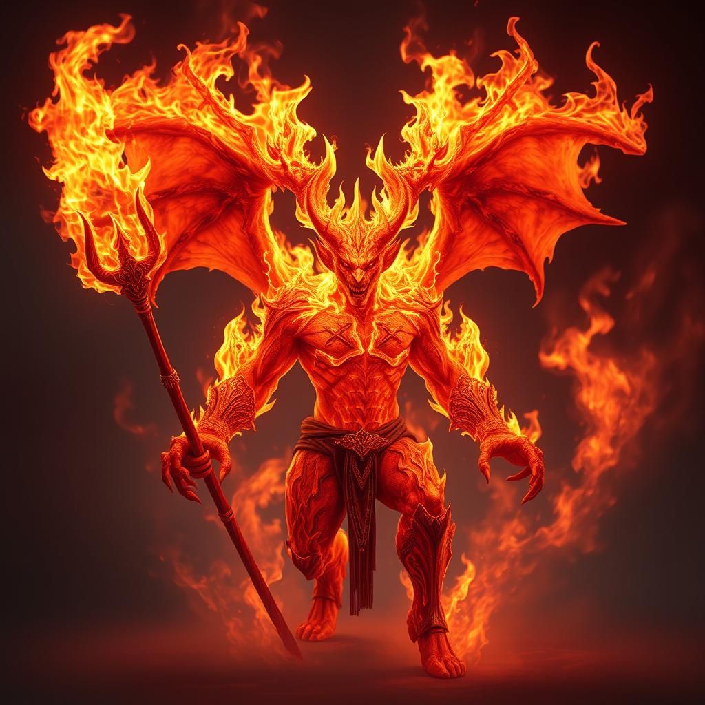 The Fuegorian: A Noble Creature of Living Flame