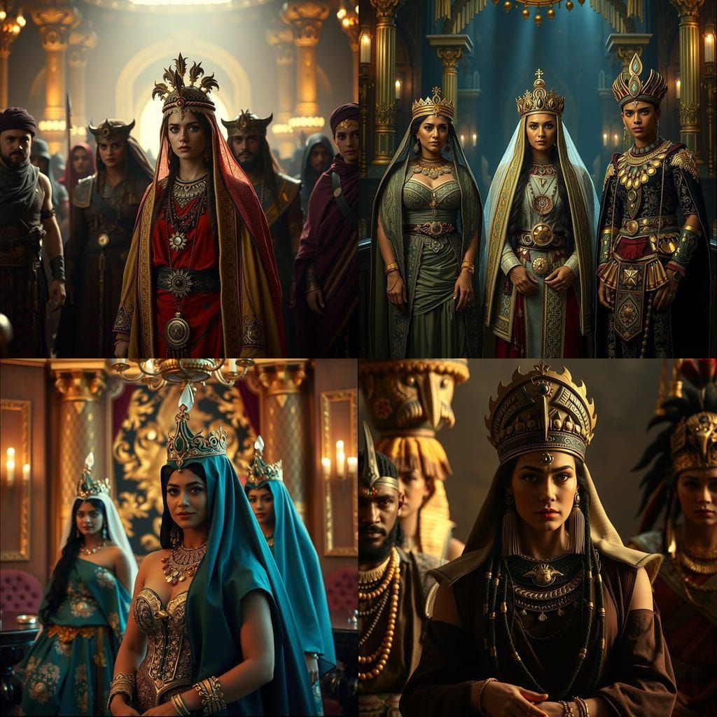 Queen of Sheba: Cinematic Film Still