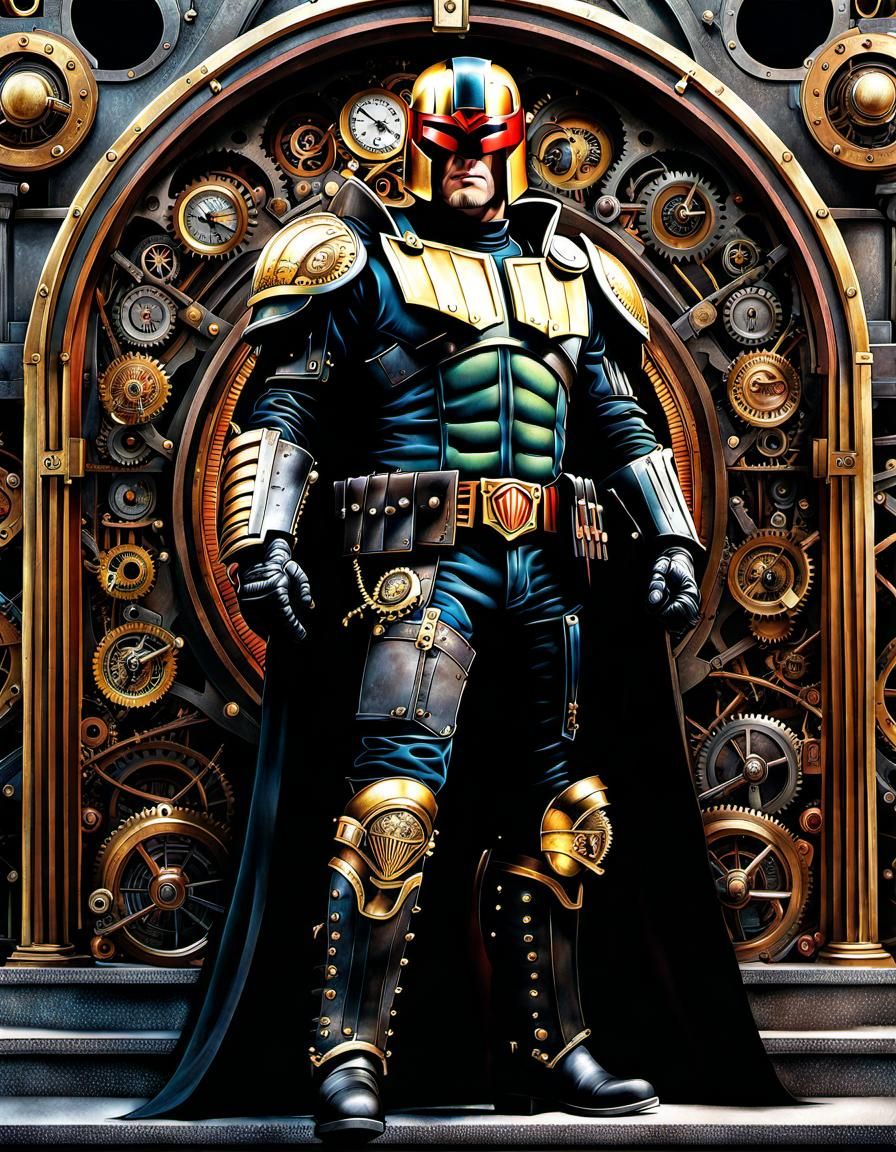 Steampunk Judge Dredd