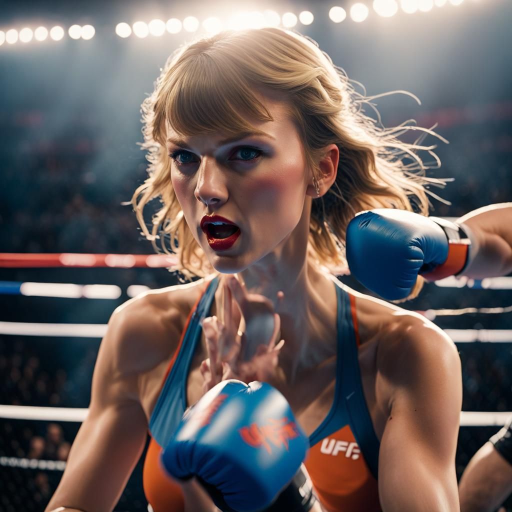 Vivid UFC Showdown: Taylor Swift Delivers a Knockout Blow