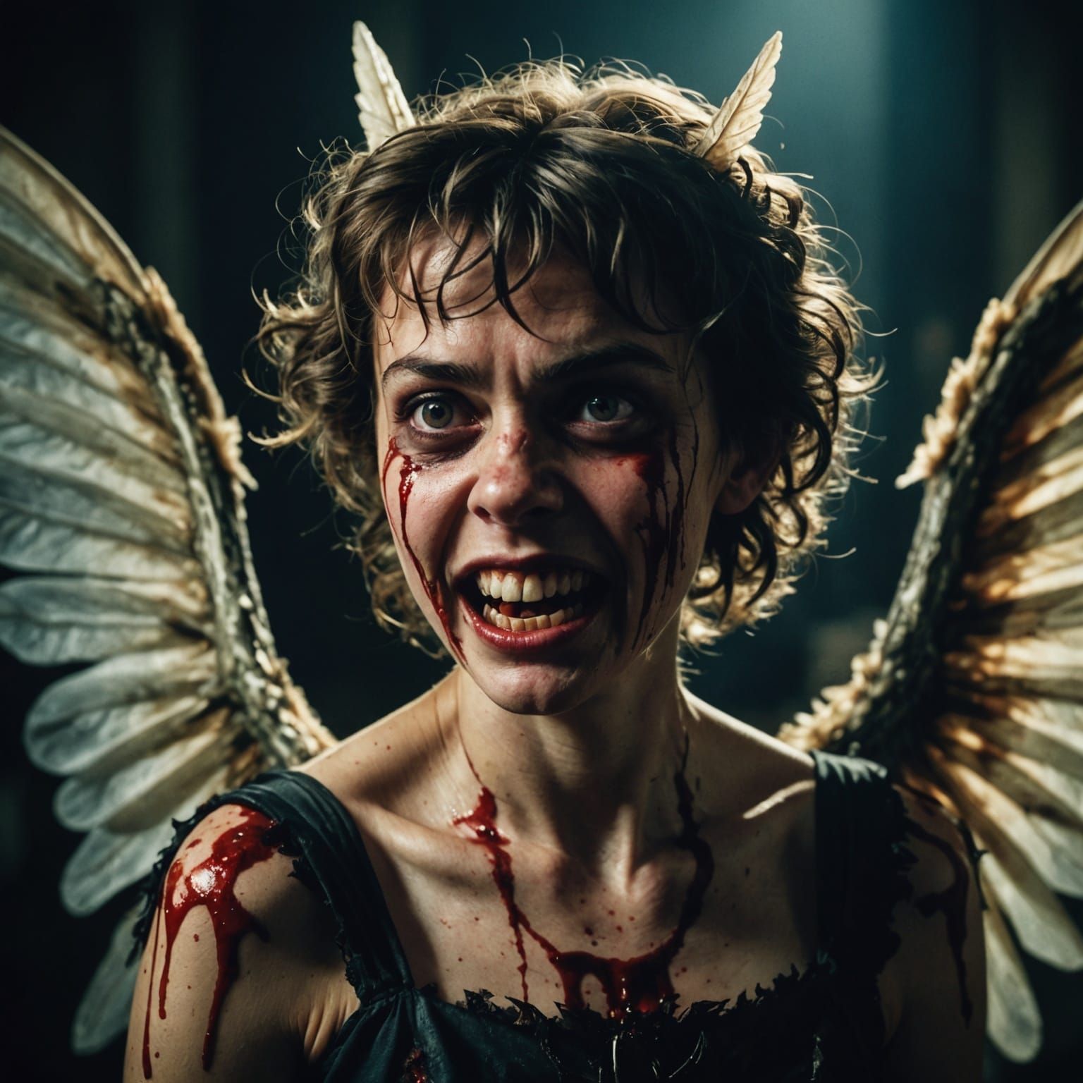 Horrifying Evil Tooth Fairy with Wings