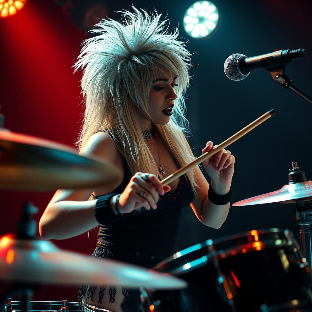 Metal Festival Germany π€ Female Drummer "Daisy Birdy" #01
