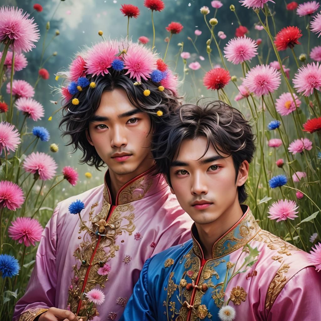 Dreamy Asian Princes with Magical Eyes