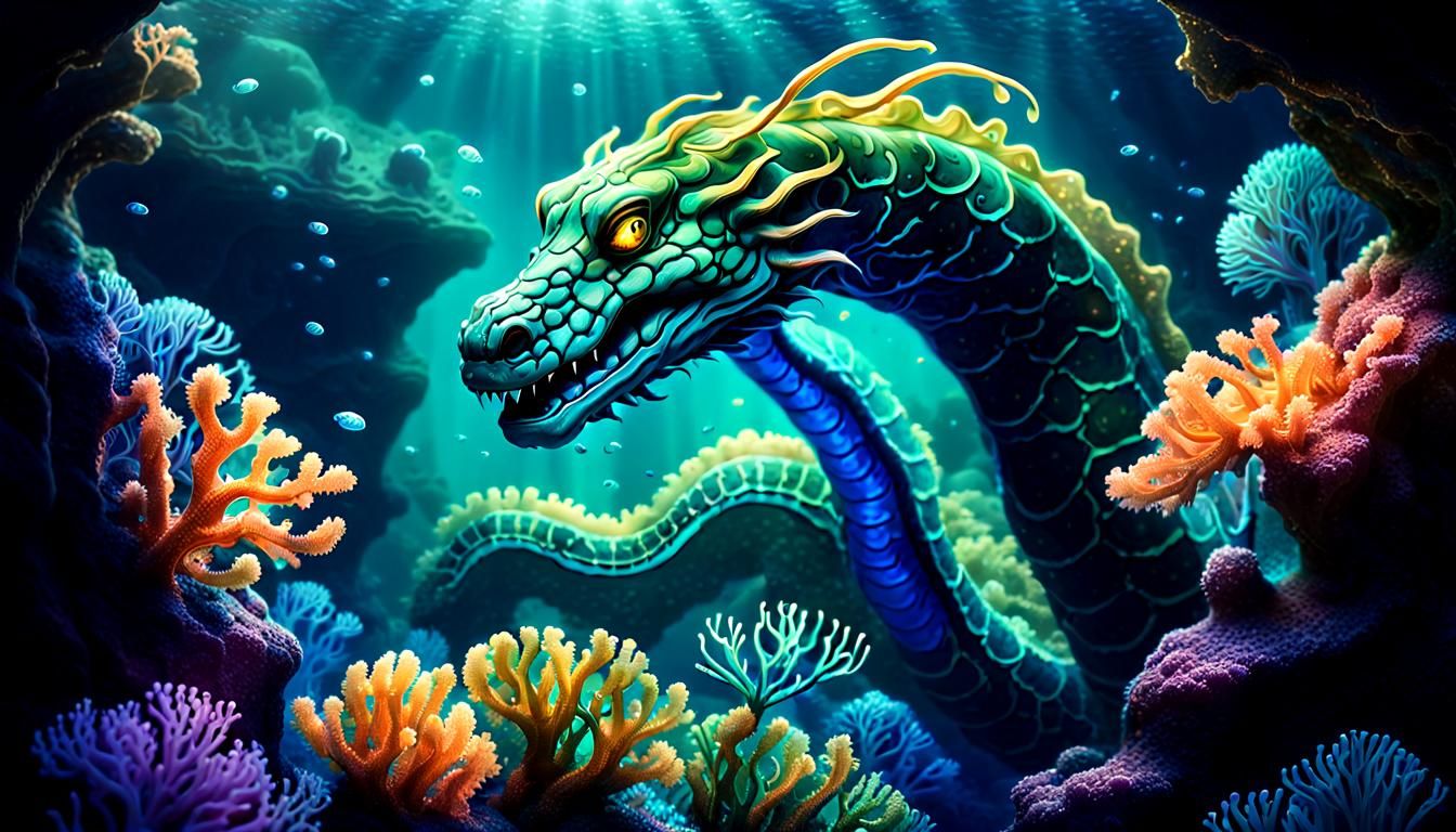 Serpent of the Abyss: Guardian of the Deep