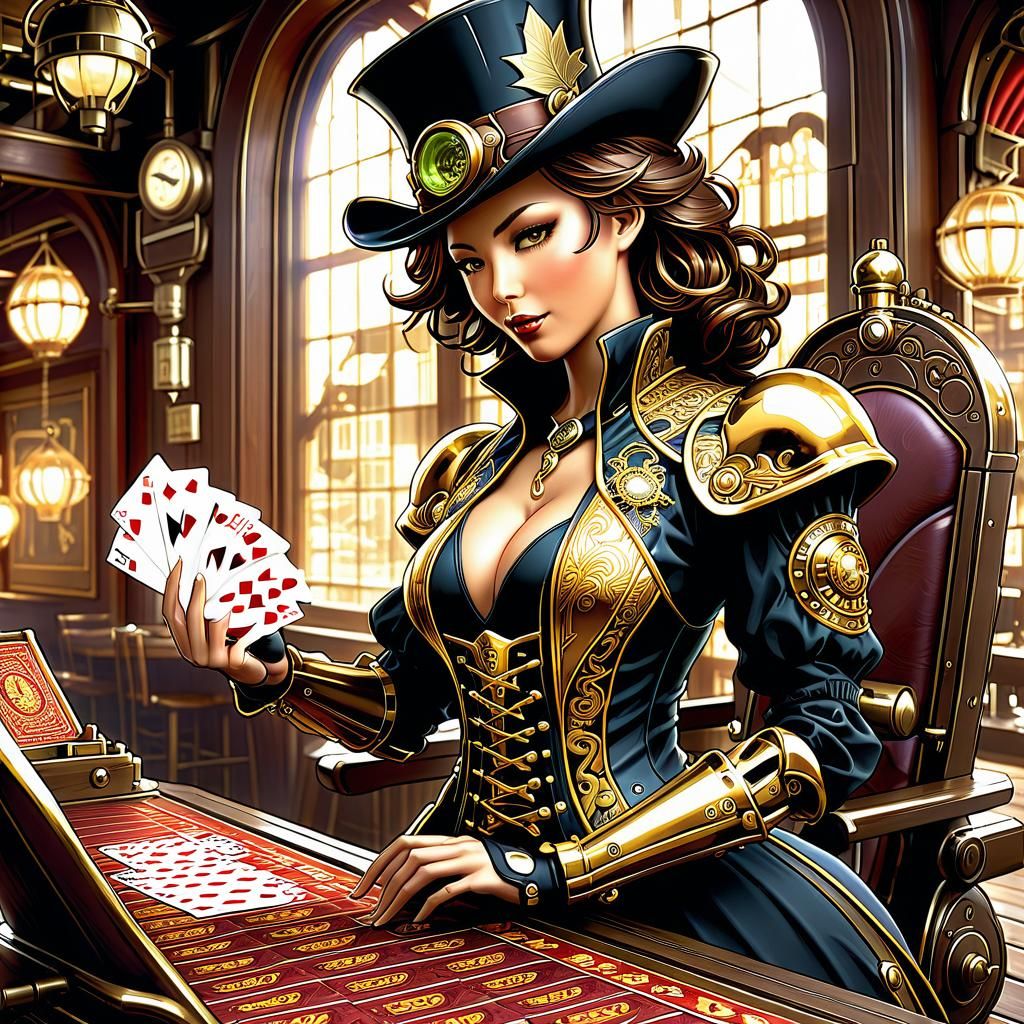 Steampunk Saloon Magician