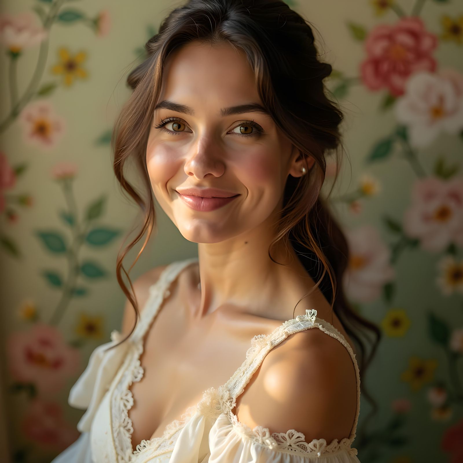 Portrait of a Kind and Pleasant Woman