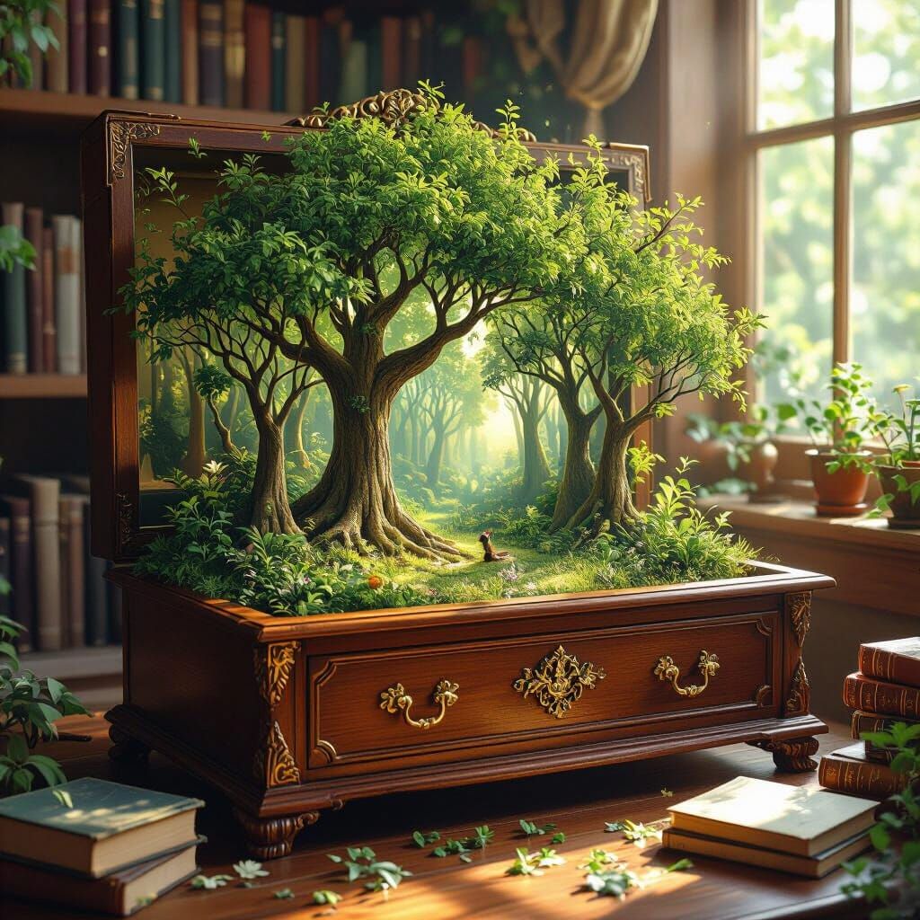 Forest in a Drawer: Fantasy Concept Art