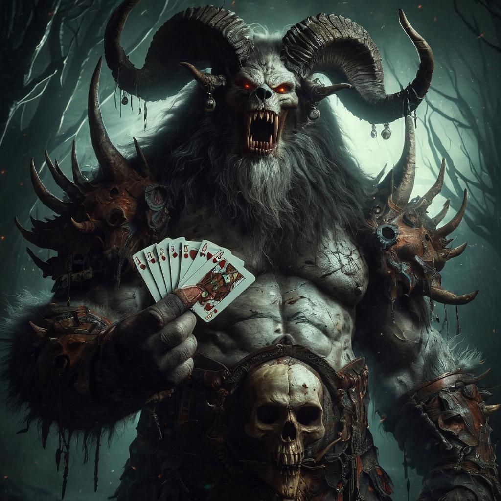 Ominous Bear-Joker in Elemental Darkness