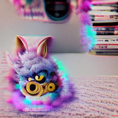 Furby Toy Illustration