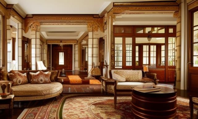 Baroque Mansion with Feng Shui Interior