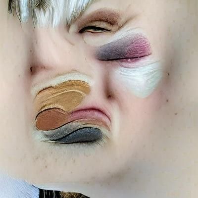 Minimalist Vogue Portrait with Neutral Expression