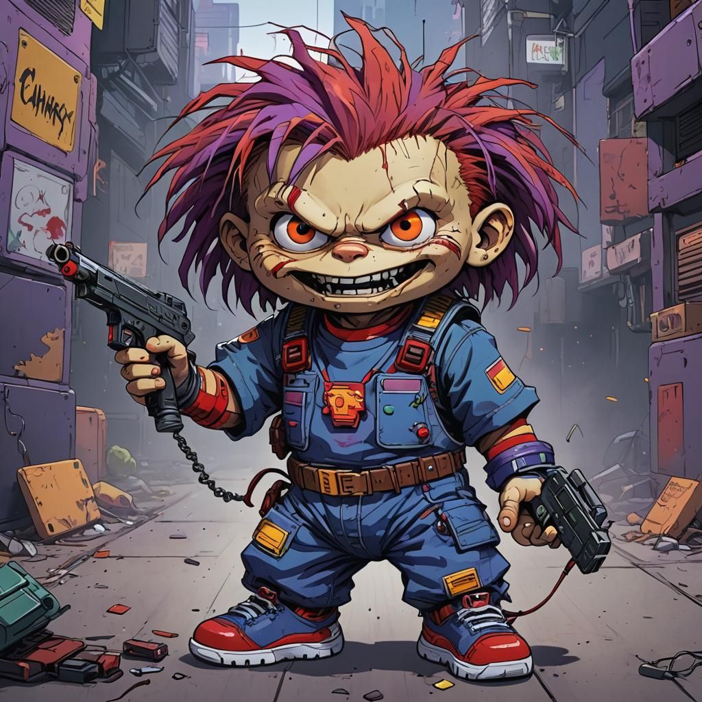 Cyberpunk Rugrats Chucky
