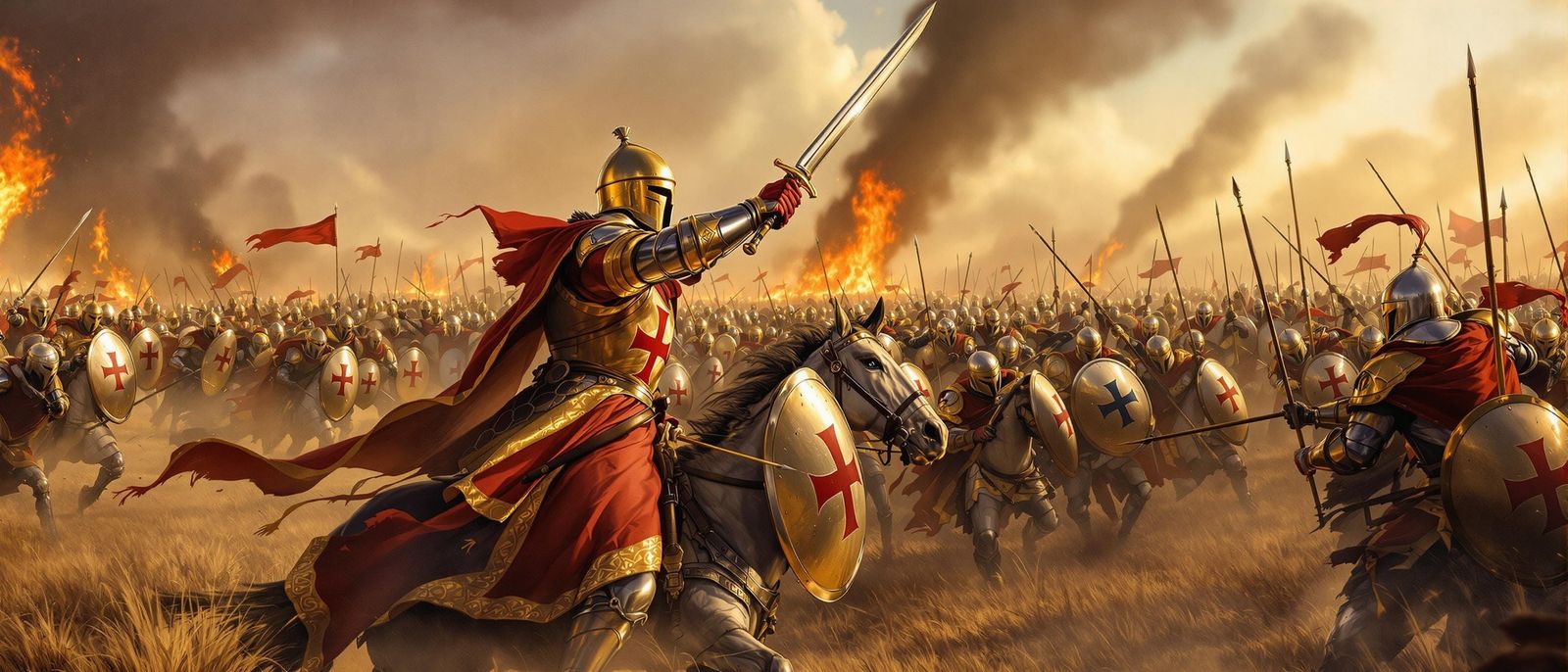 Epic Battle of Hattin: Saladin vs Crusaders