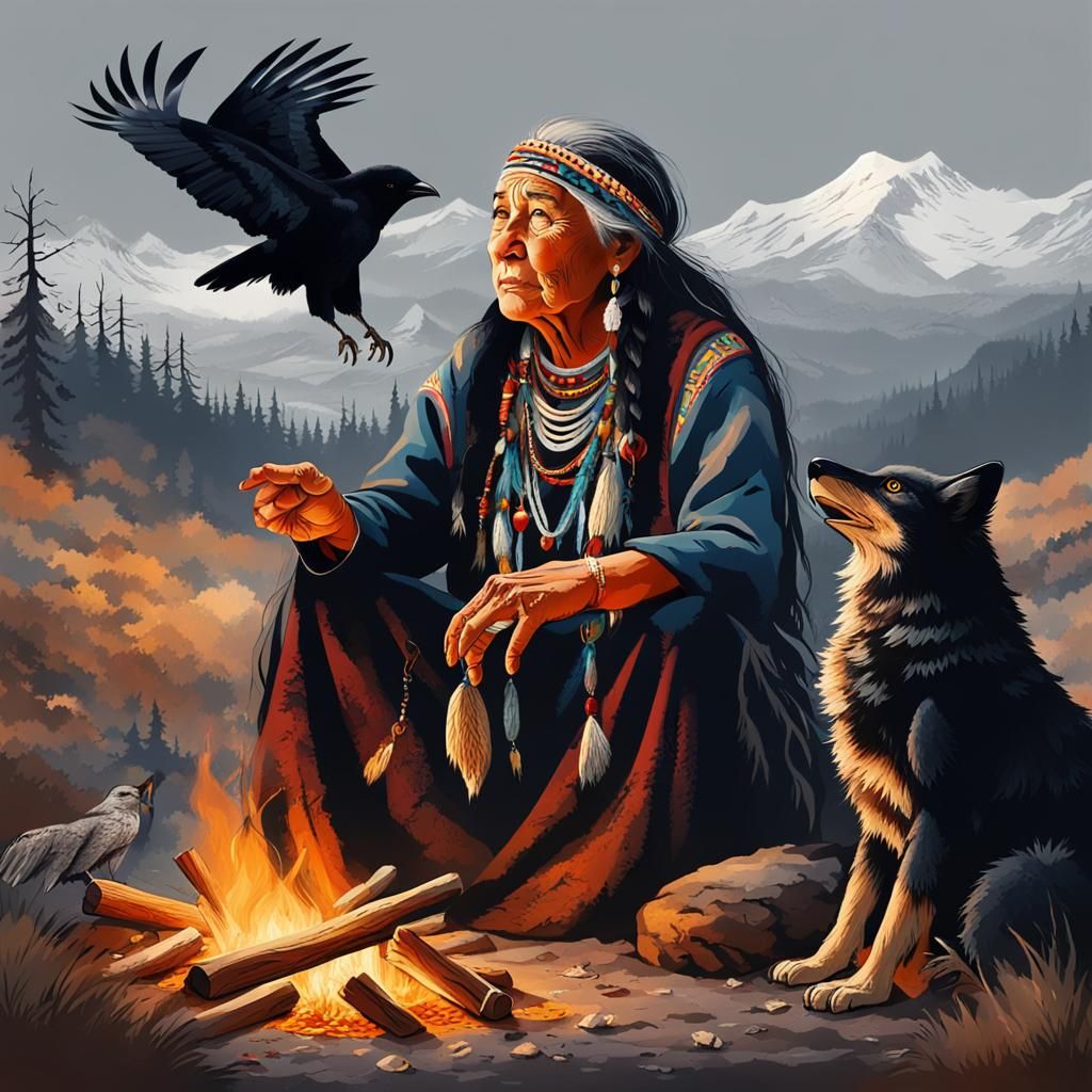 Native American Shaman and Spirit Guides