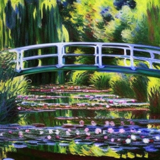 AI Realization of Claude Monet's Style