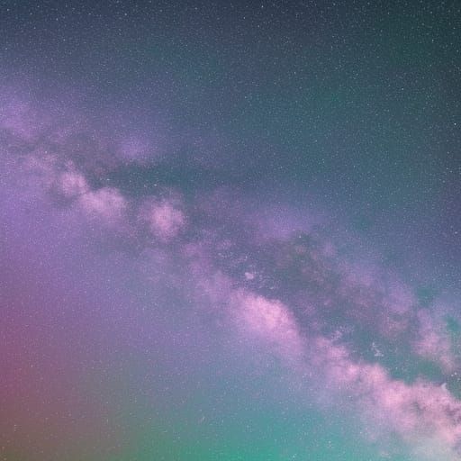 White Line Across Dark Sky: Fantasy Concept Art