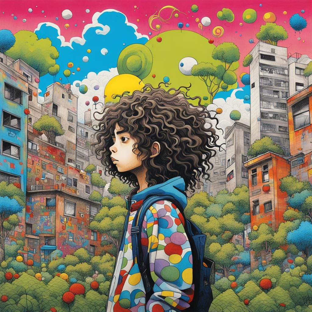 Surreal Ecological Fusion in Urban Conceptual Art