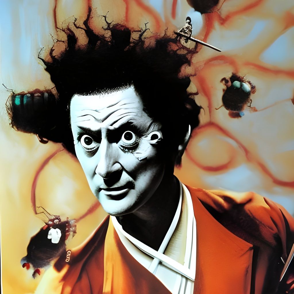 Mr. Bean as Samurai in Eraserhead Style