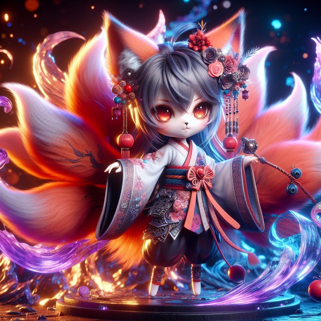 Chibi Kumiho in Korea