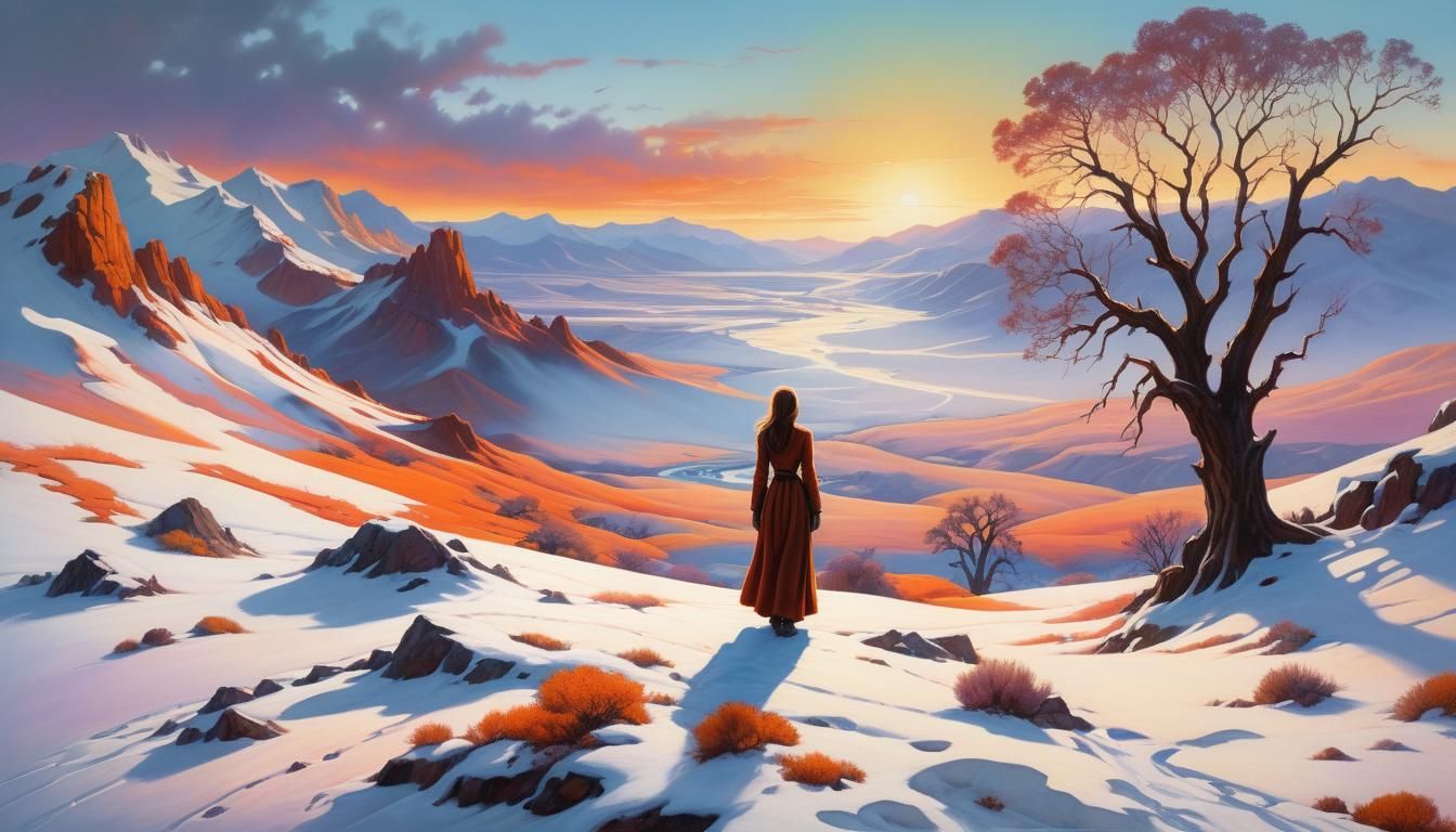 Longing for California: Vibrant Winter Landscape