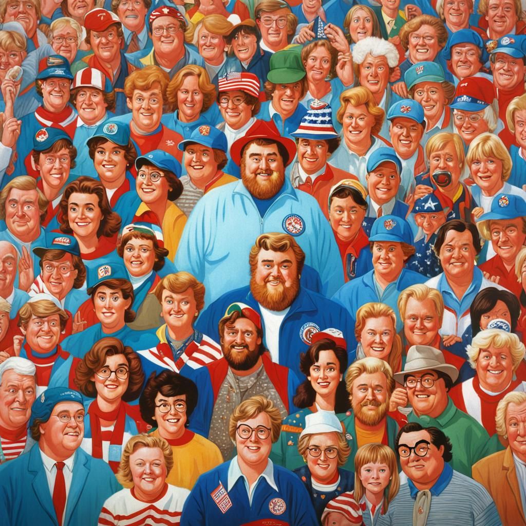 Where's John Candy Waldo AI Image