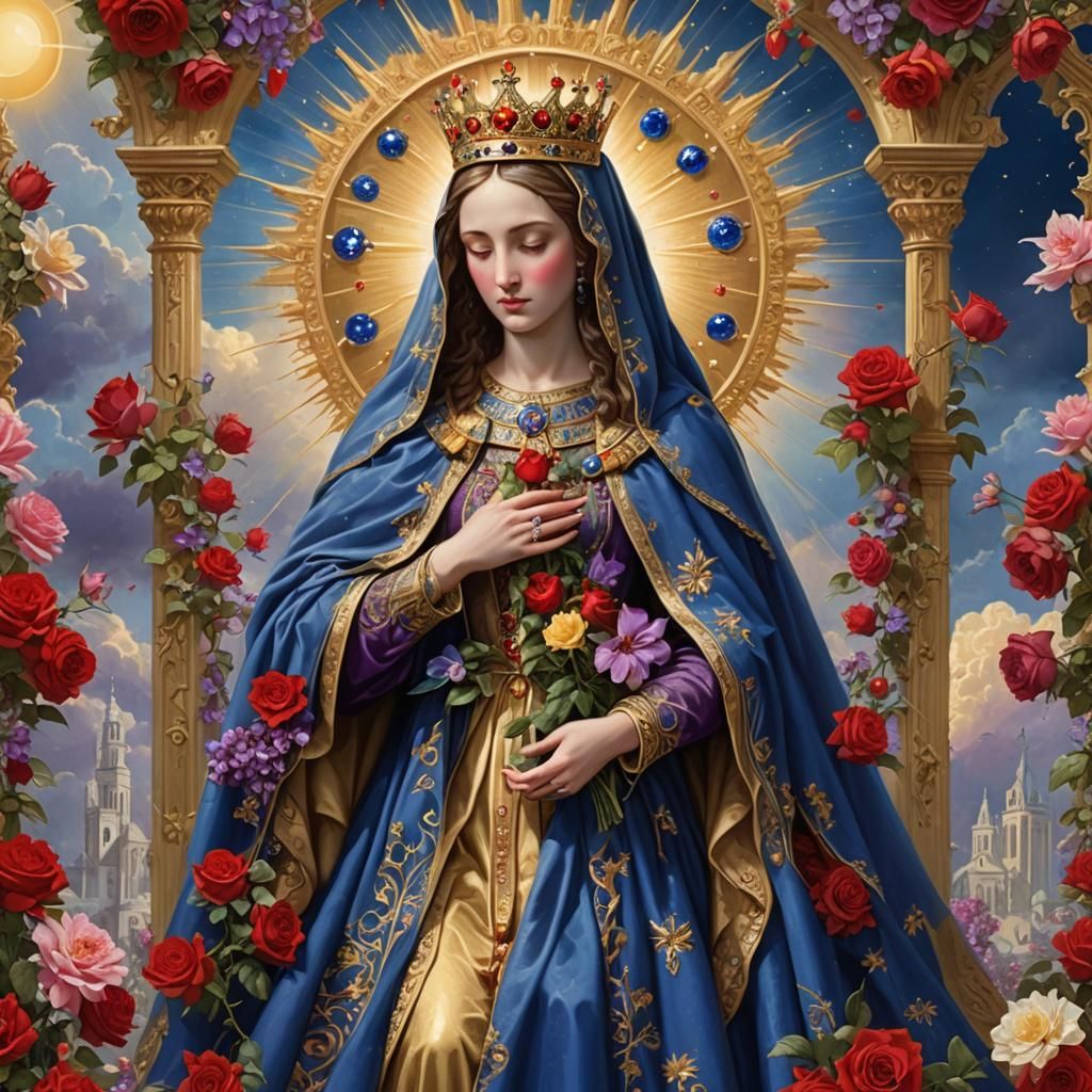 Our Lady of Sorrows at Heaven's Golden Gates