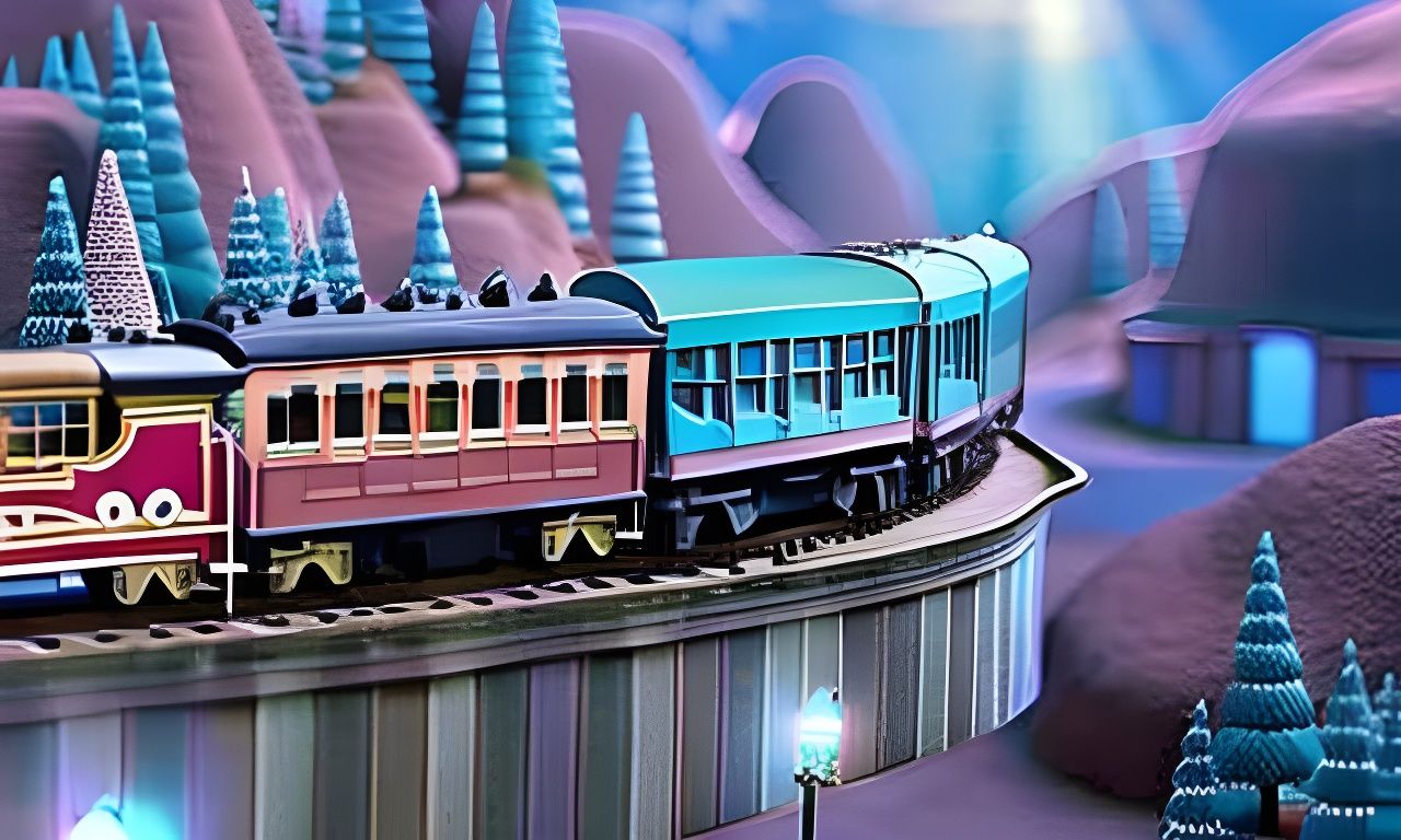 Dream Train Through Imagination Land