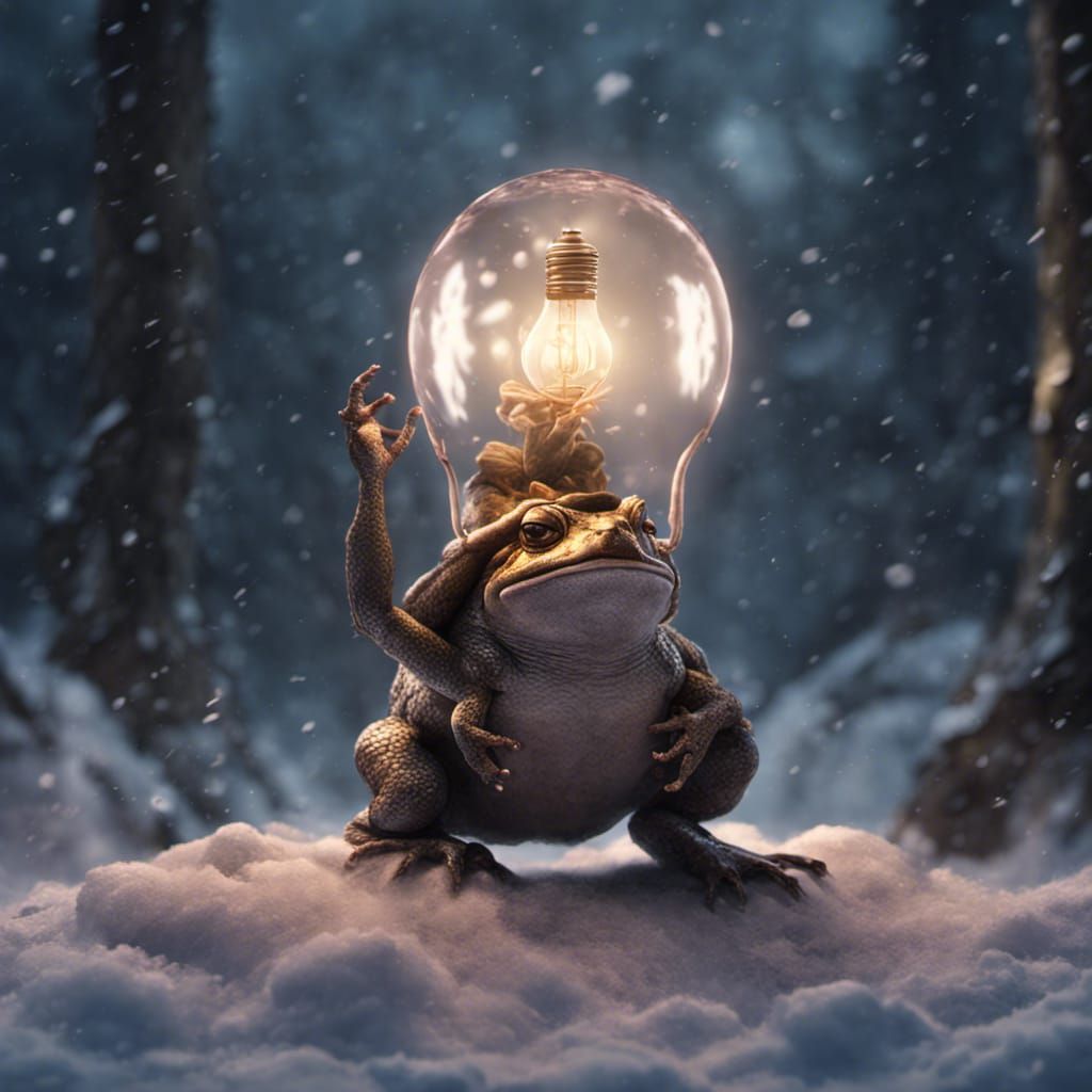 Rose Dances with Toad Under Moonlight