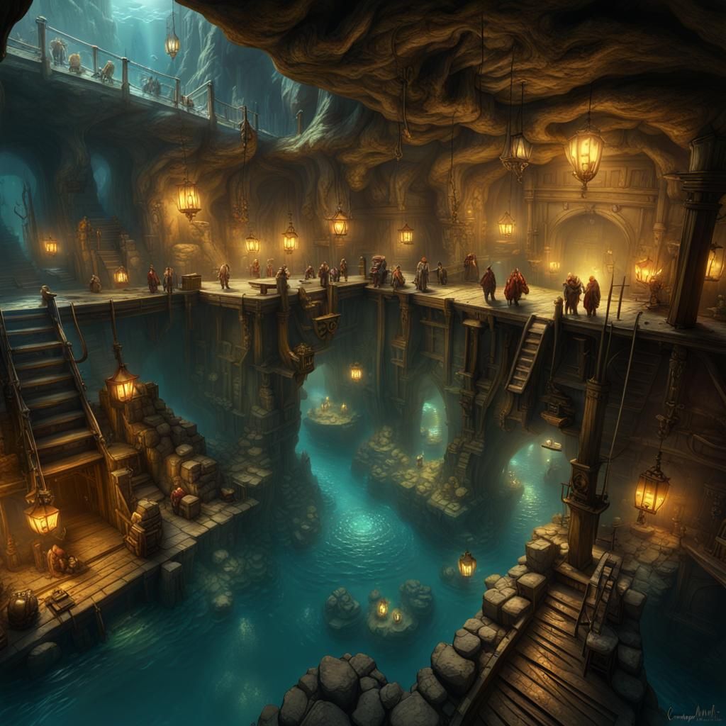 Underwater City Uprising in a Digital Realm