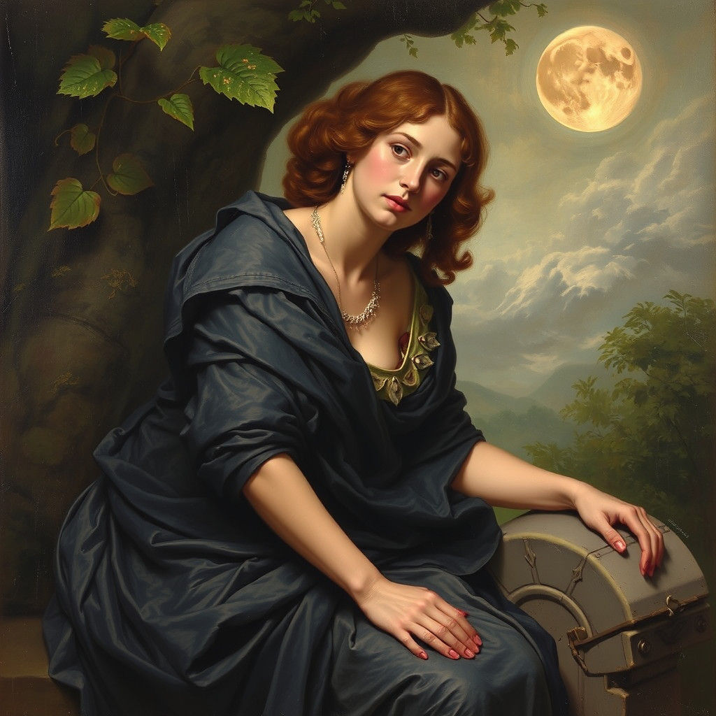 Hera Portrait in Pictorialist Style