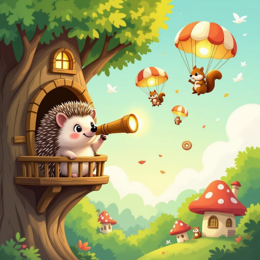 One Glance from the Treehouse, and the Donut Took Flight