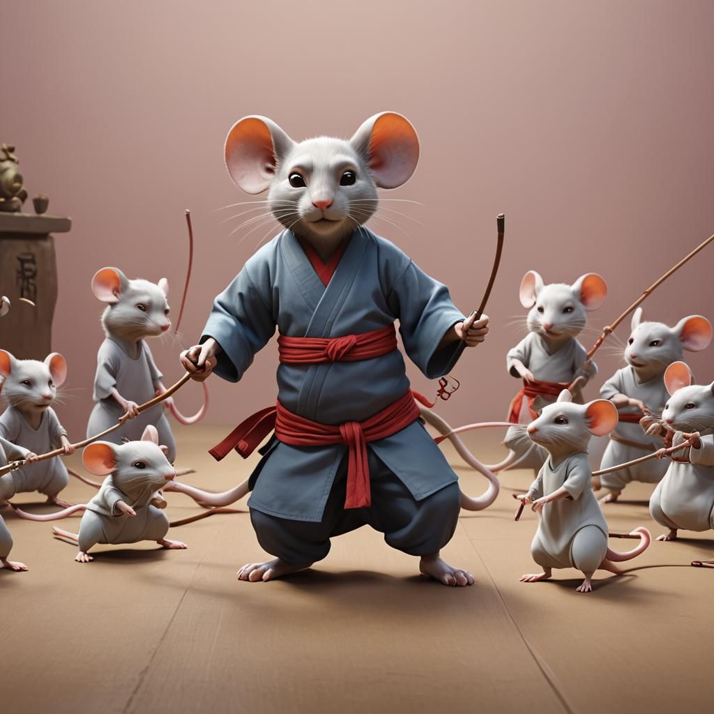 Teenage Mutant Ninja Mice Bushido Training