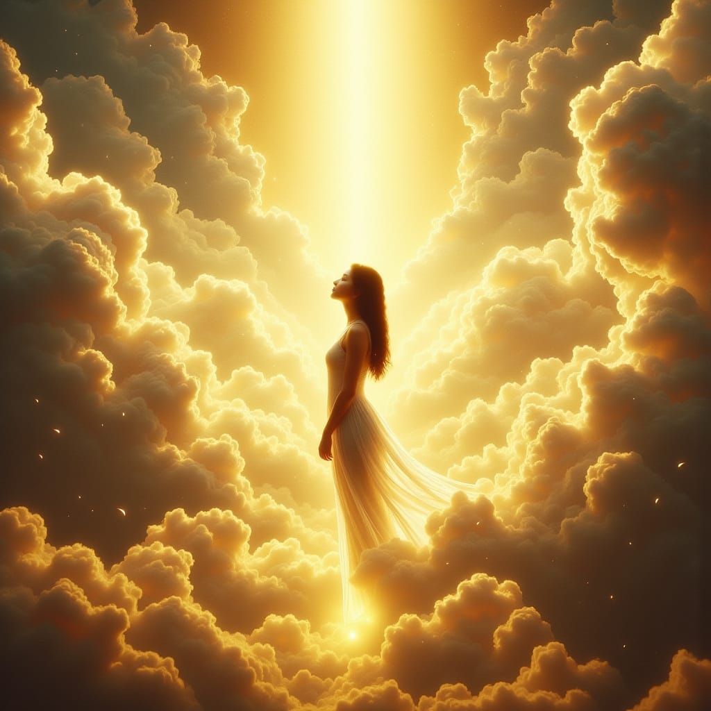 Divine Ascent in Impressionist and Iconographic Styles