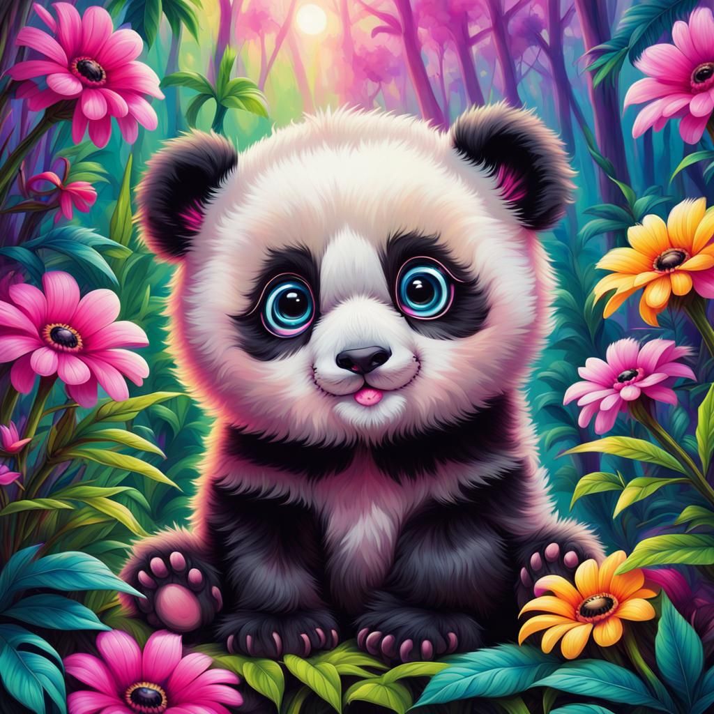 'Baby Panda Fluff Ball'