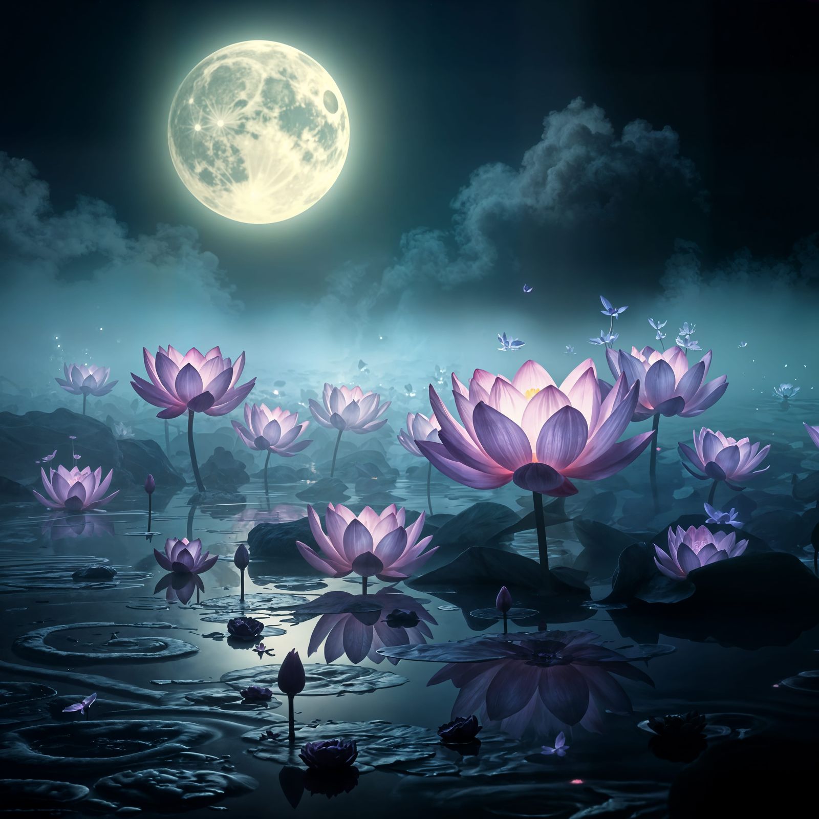 Moonlit Lotus Realm