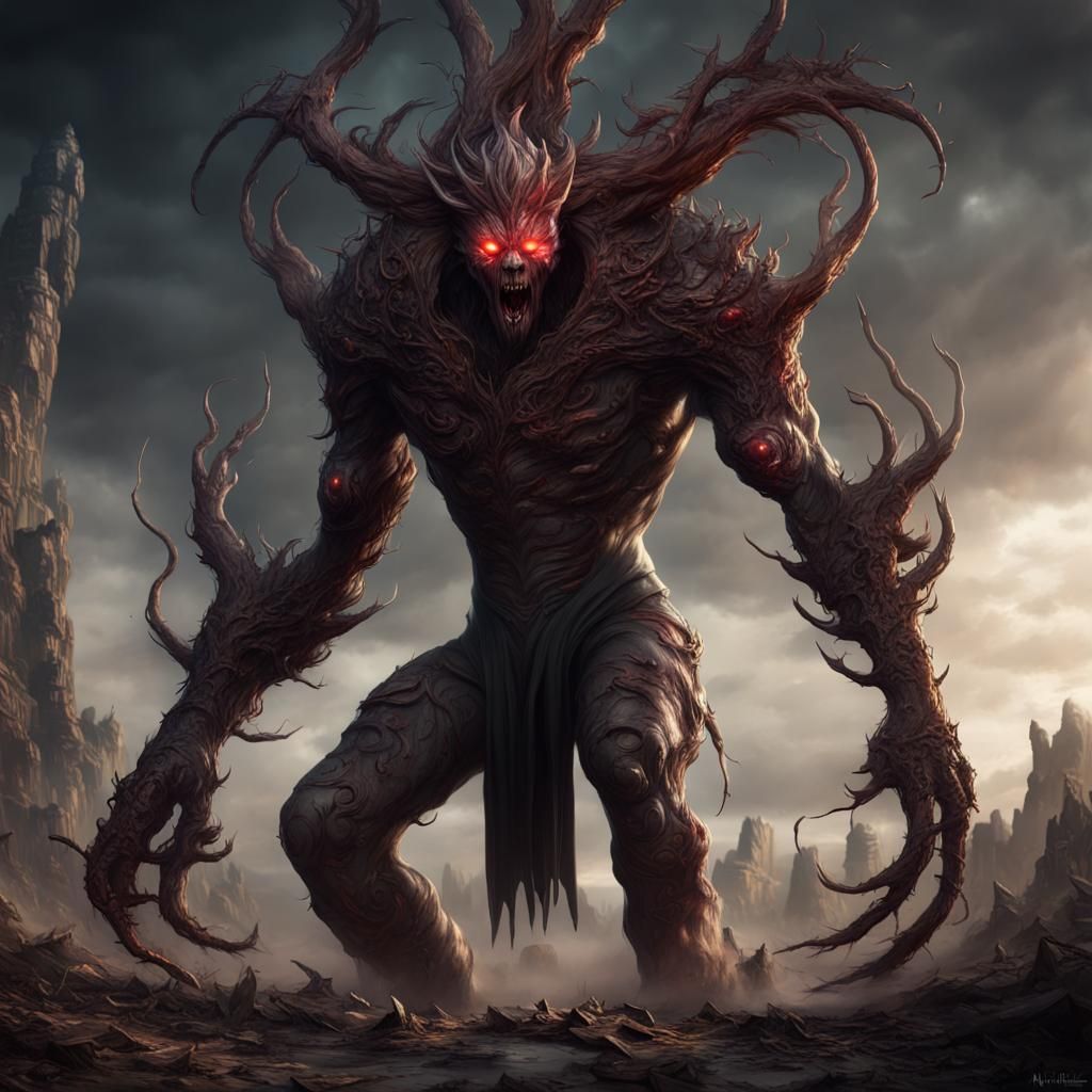 Balor, Malevolent Giant: Fantasy Concept Art