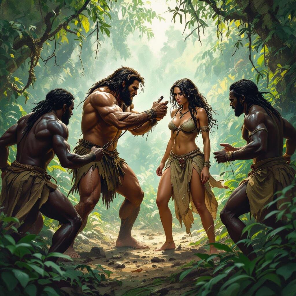 Tarzan's Jungle Rescue: A Photorealistic Battle for Jane