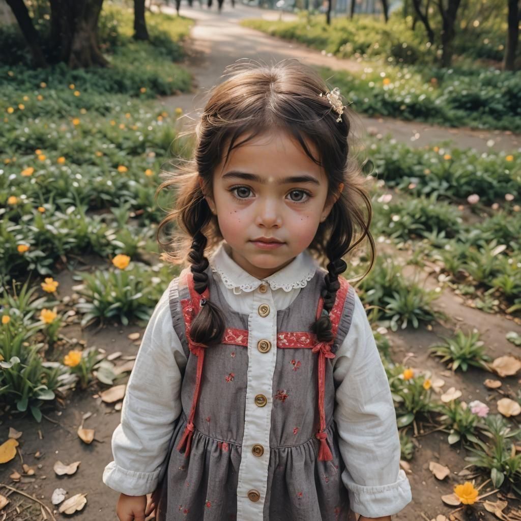 Image of a Cute Little Girl