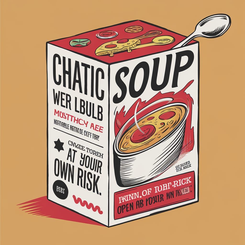 Chaotic Soup Box Design: Unstable Contents