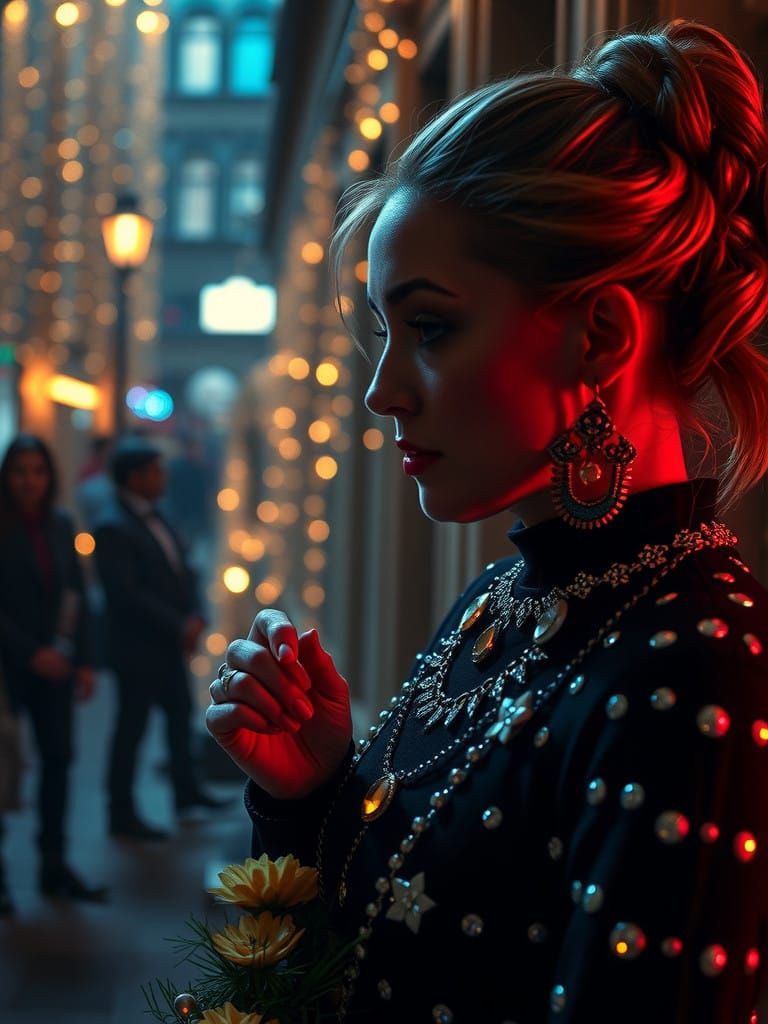 Luxurious Haute Couture Buttons in Sparkling Diamond Details