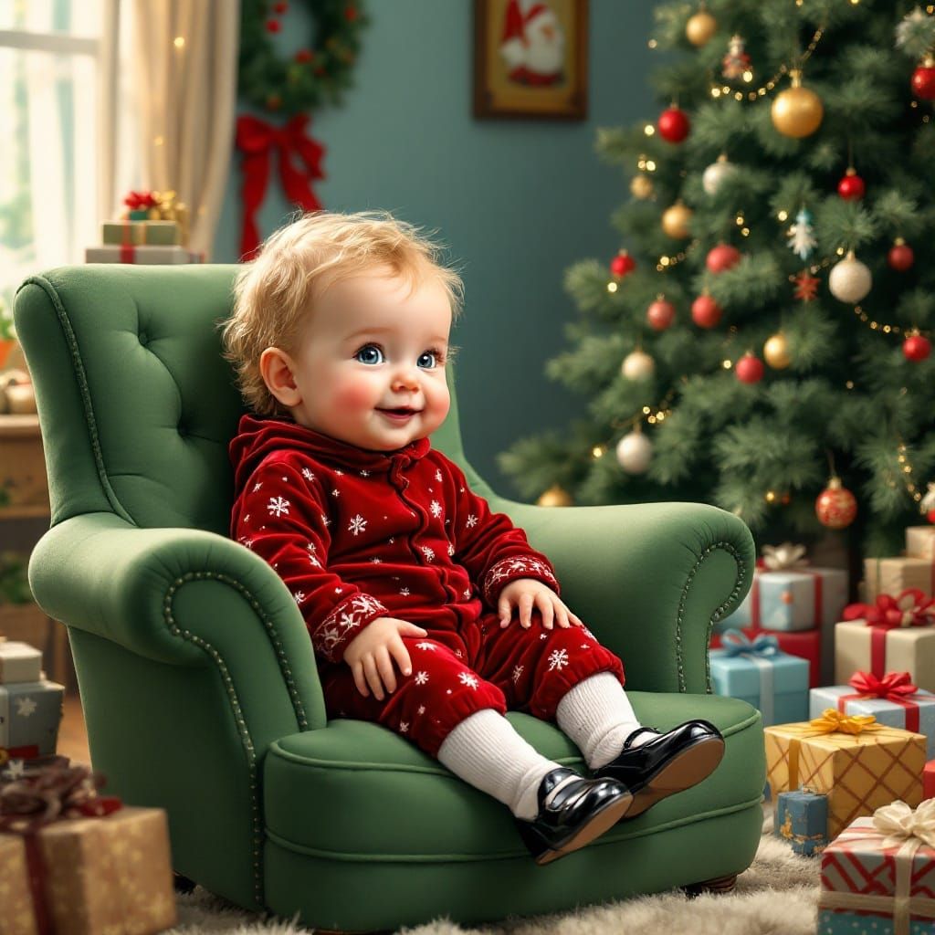 portrait of a toddler