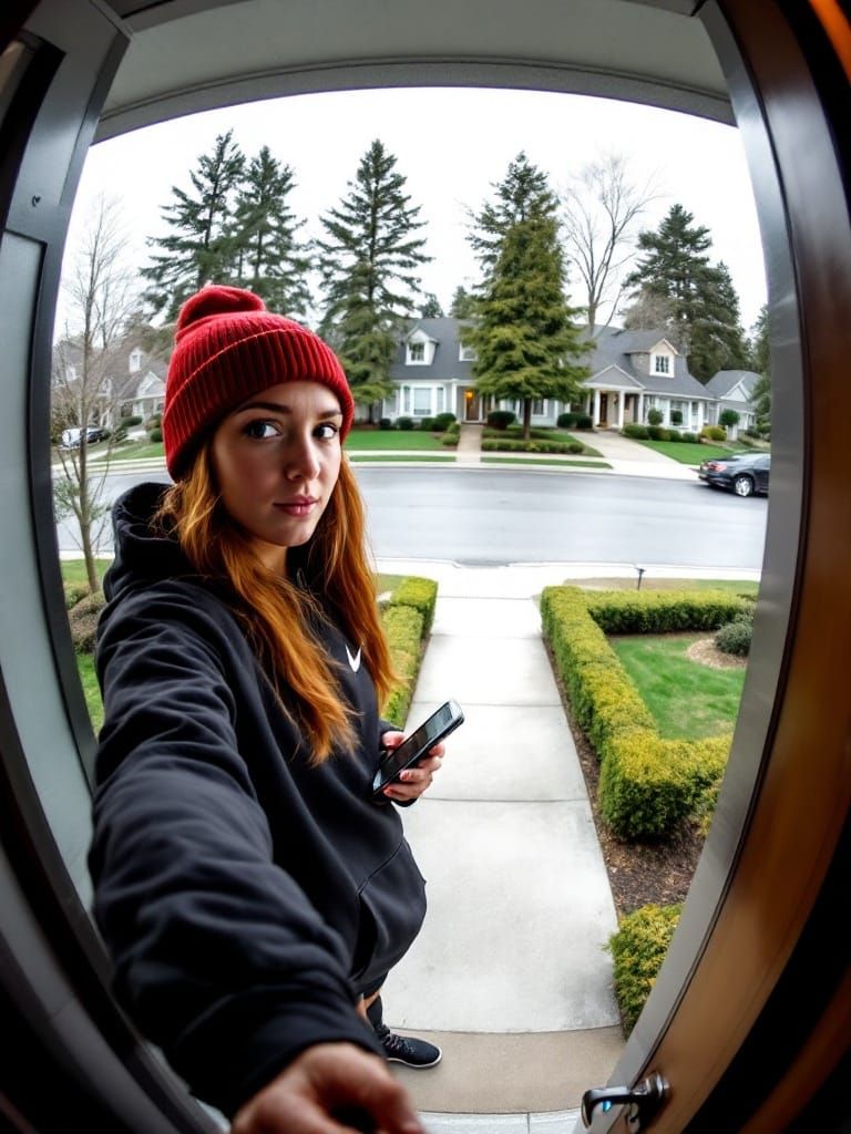 DoorDash Driver Captured by Ring Doorbell Camera