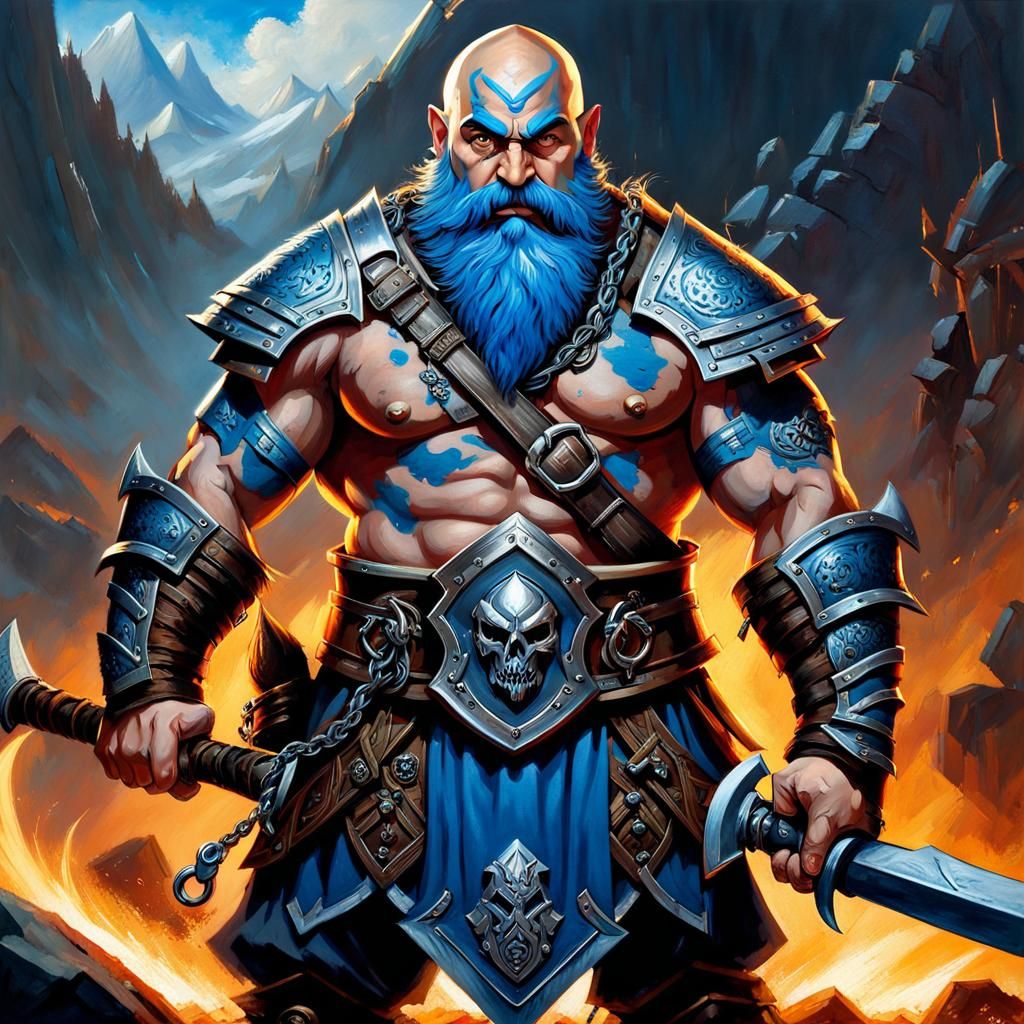 Berserker Dwarf Male #3 Final