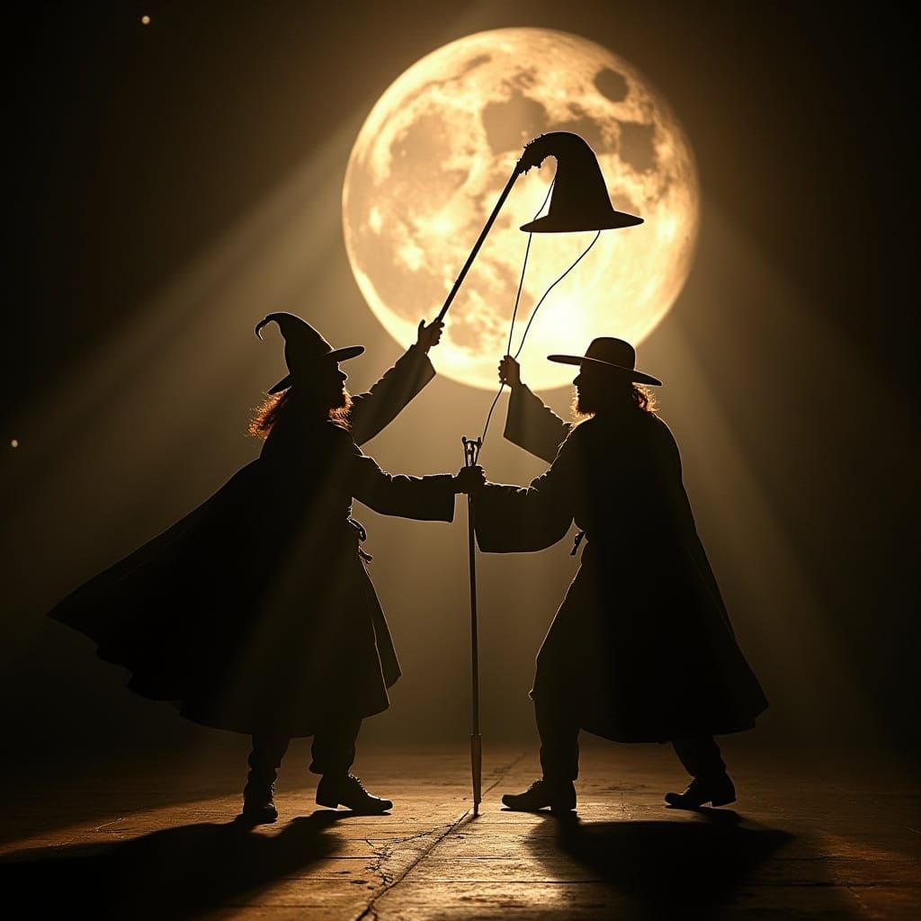 Shadow Play Warriors Dance in Hypnotic Spectacle