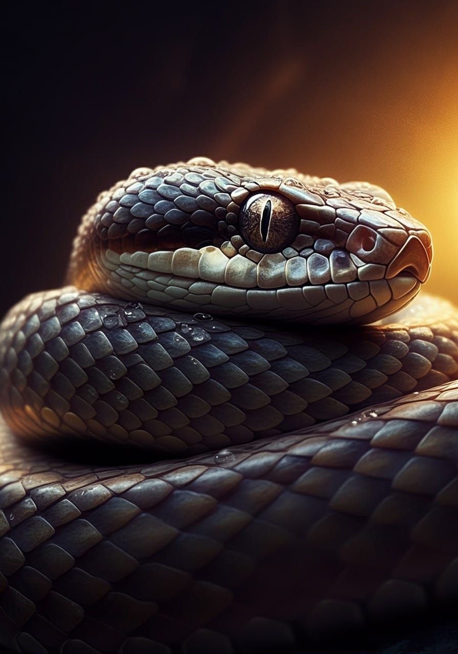 Snake portrait (Imagen)