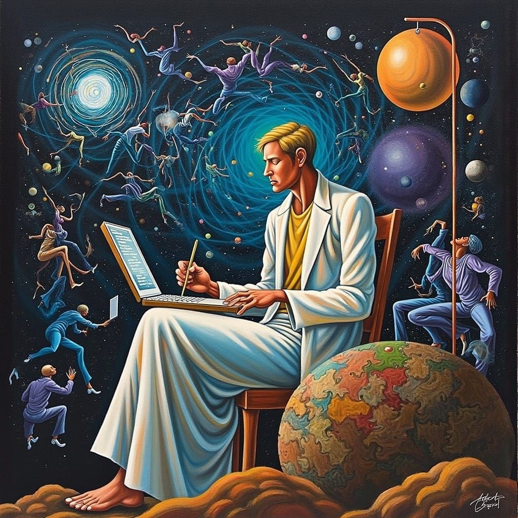 Astral Coder Maintains Cosmic Source Code