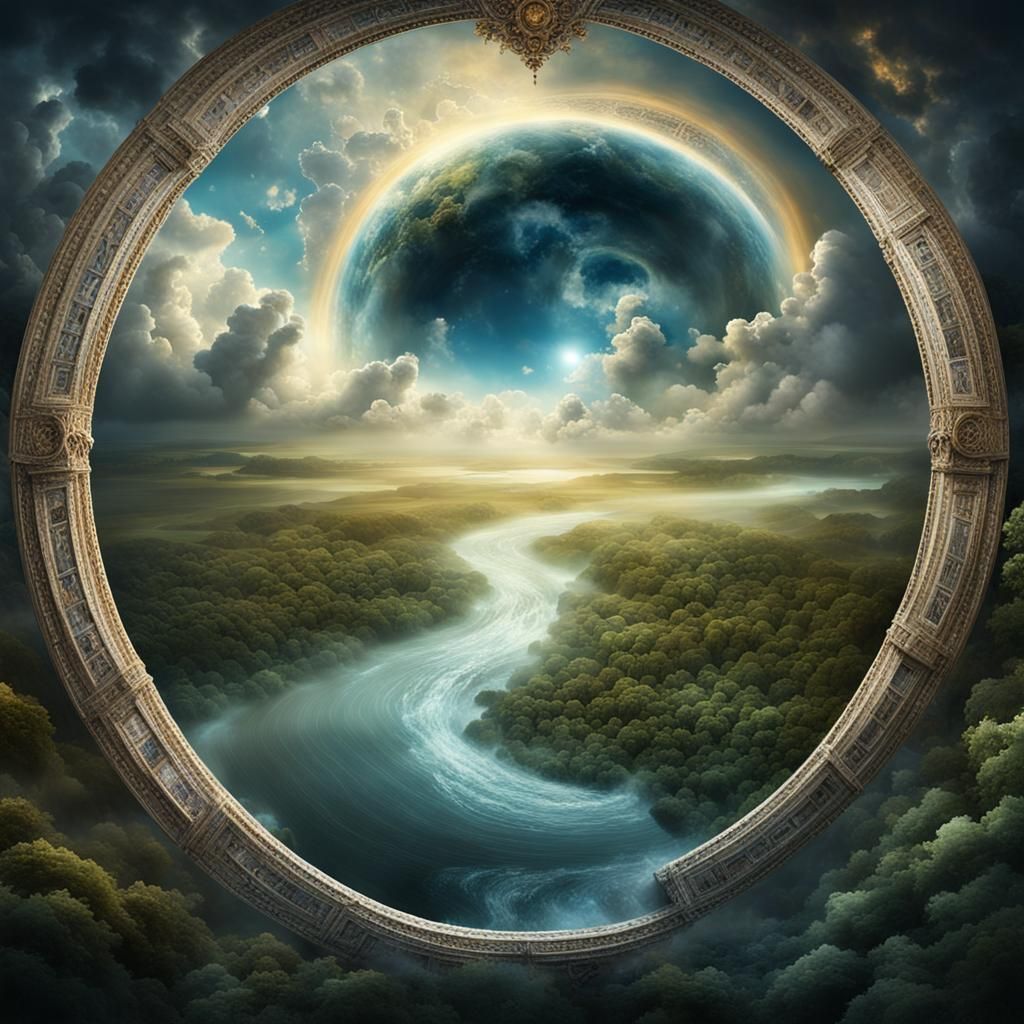 Angels Dancing in Clouds: Digital Matte Painting