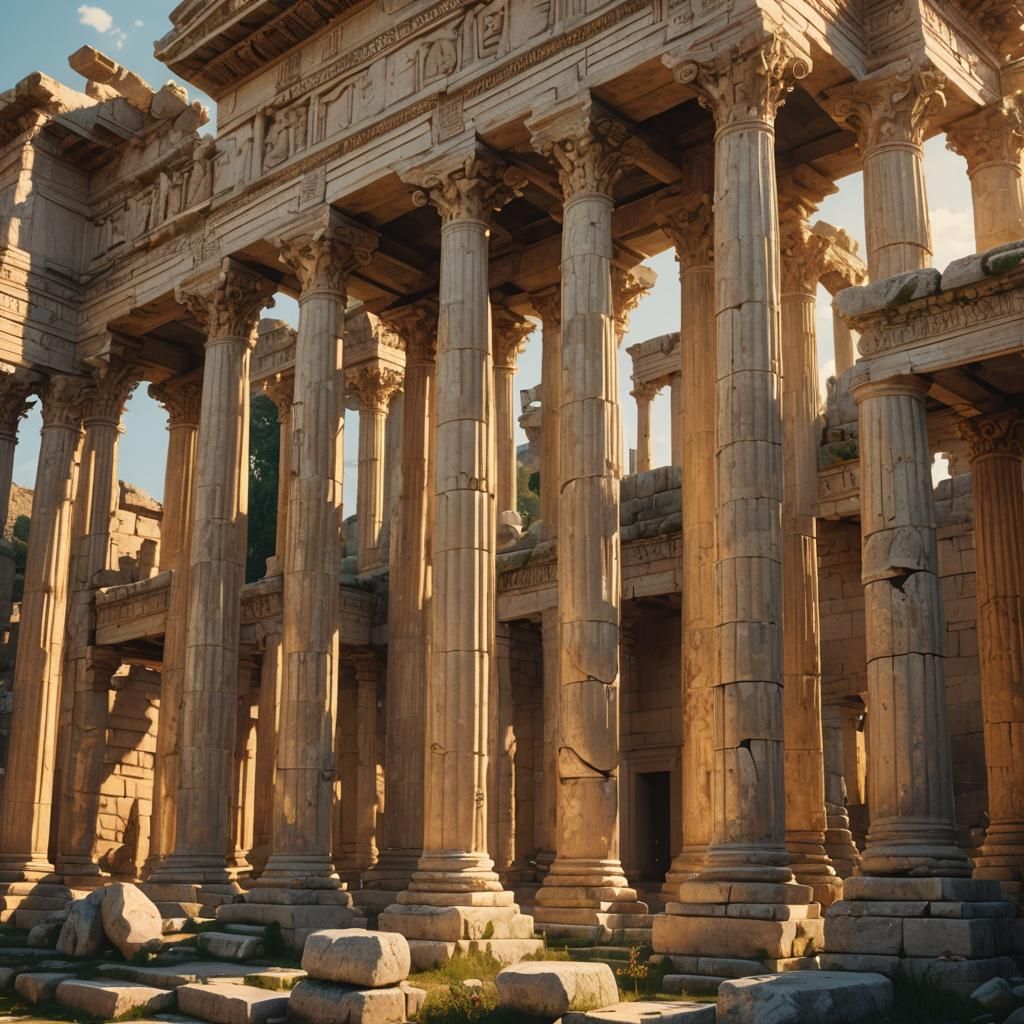 Temple of Artemis: Epic Digital Matte Painting